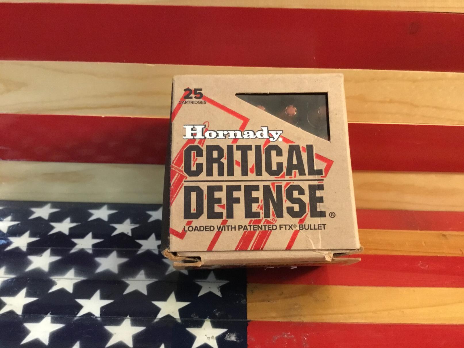 Hornady Critical Defense .38 SPL +P