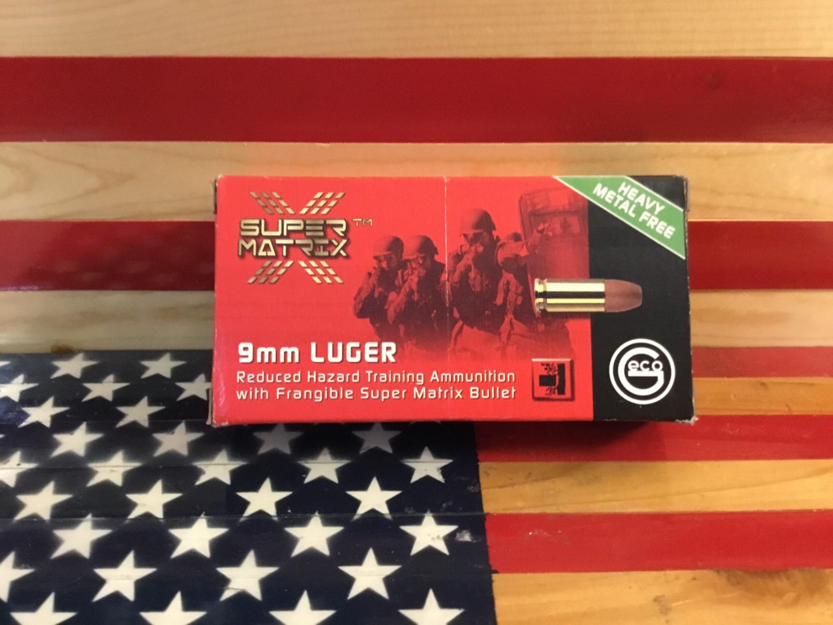 Super Matrix 9MM Training Ammo
